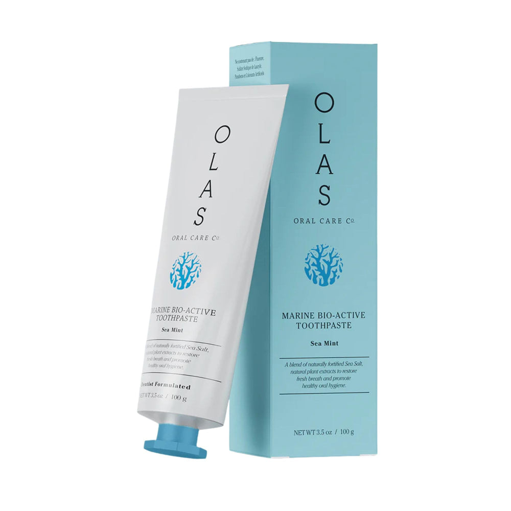 OLAS Marine Sea Mint Bio-Active Toothpaste tube with 3.5oz label