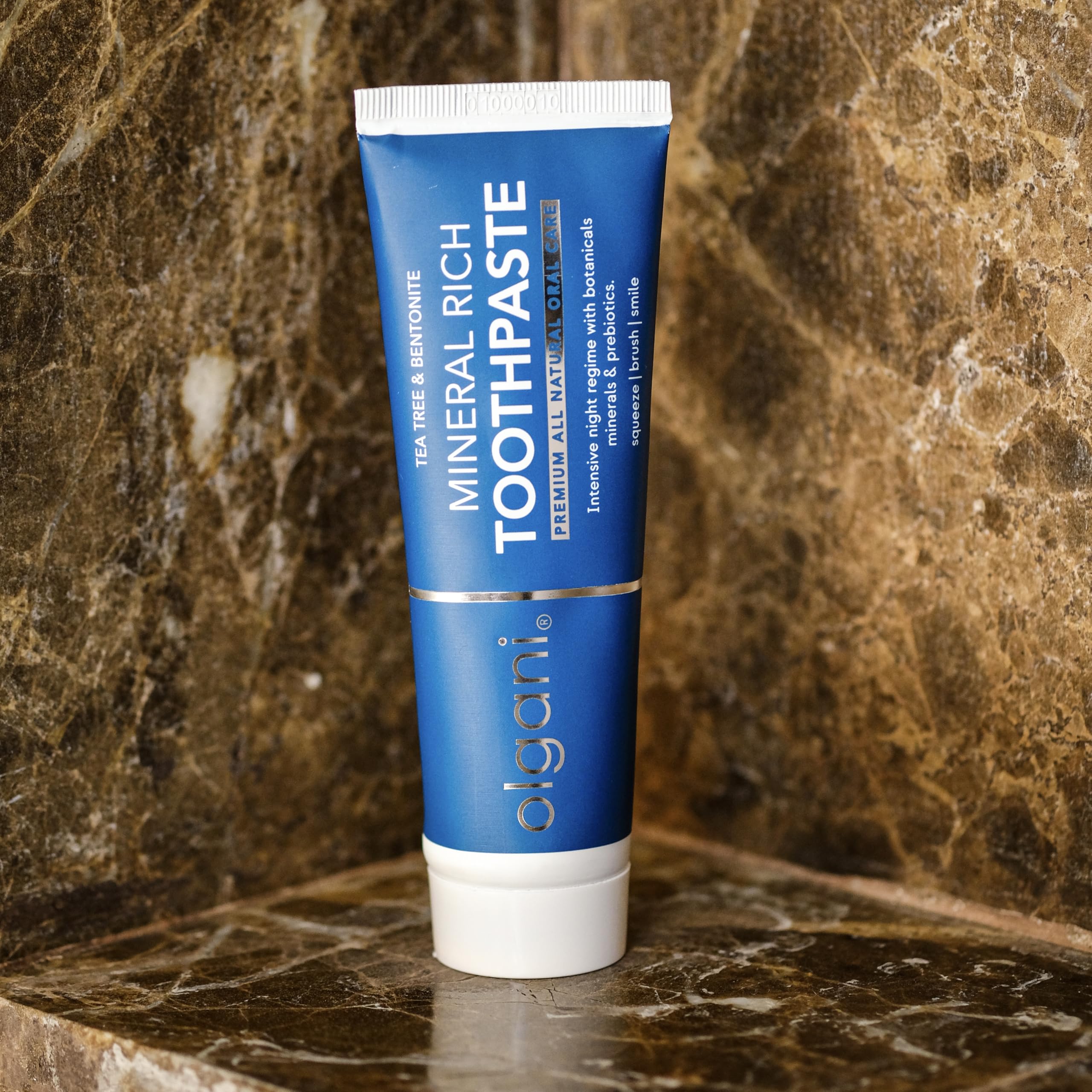 OLGANI 24-Hour Oral Care Set branding and packaging