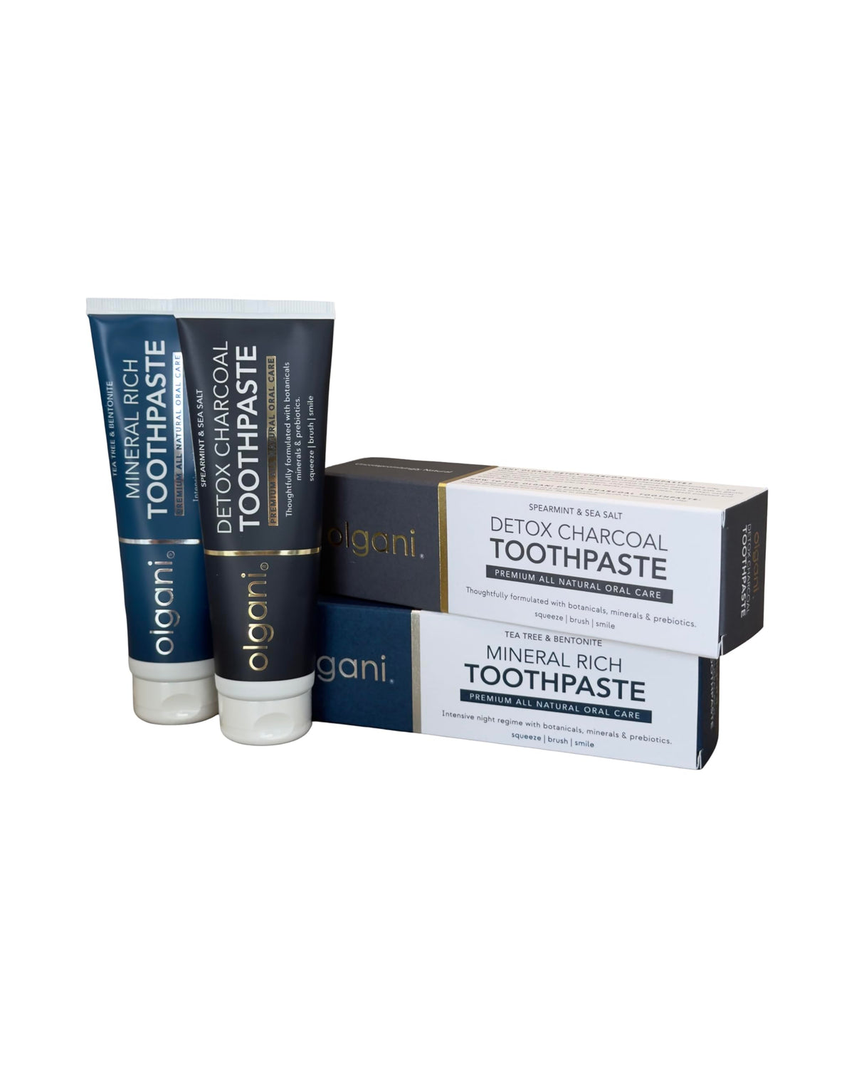 OLGANI 24-Hour Detox Charcoal Day toothpaste