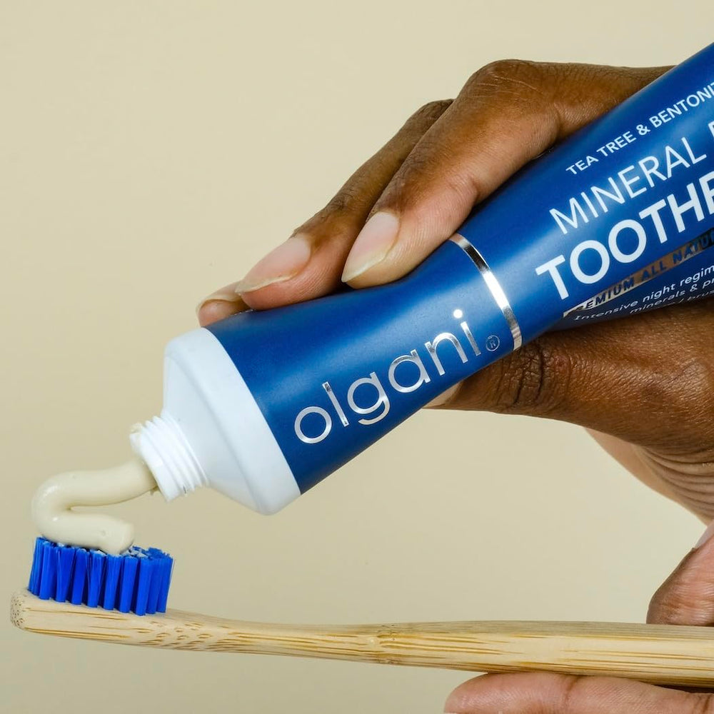 Kid-friendly fluoride-free toothpaste by OLGANI