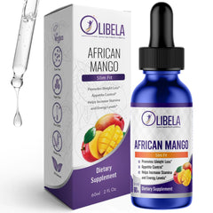OLIBELA African Mango Liquid Drops bottle for daily appetite management