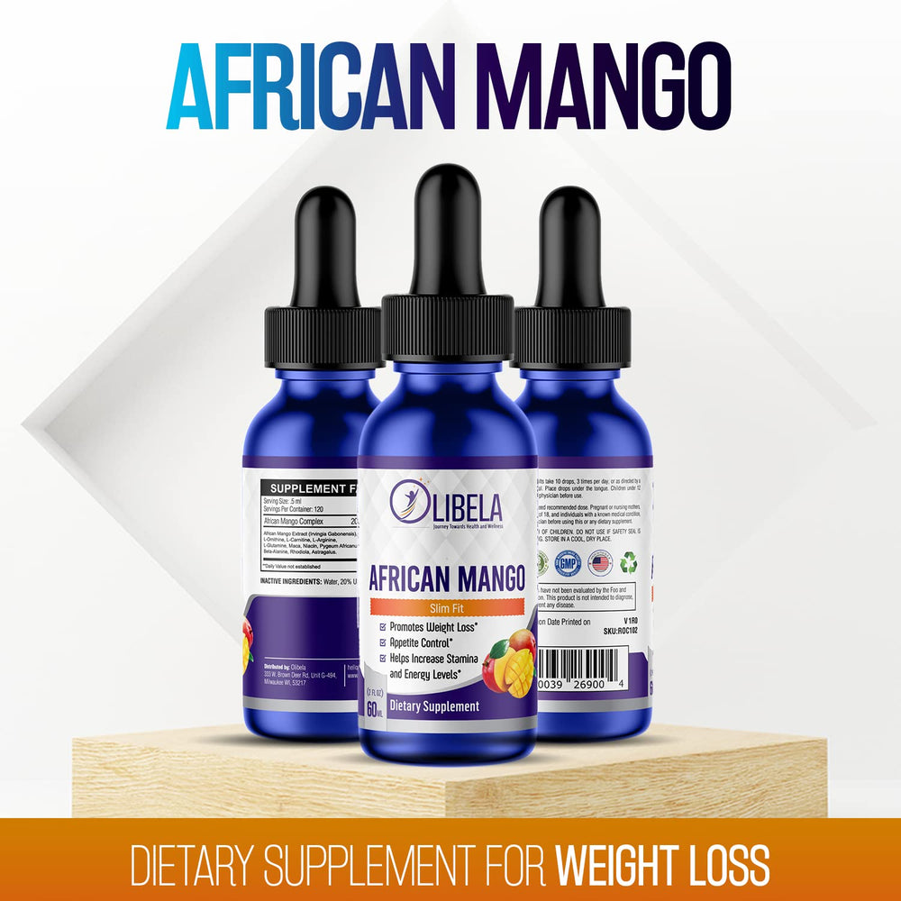 OLIBELA bottle on kitchen counter for daily weight management routine