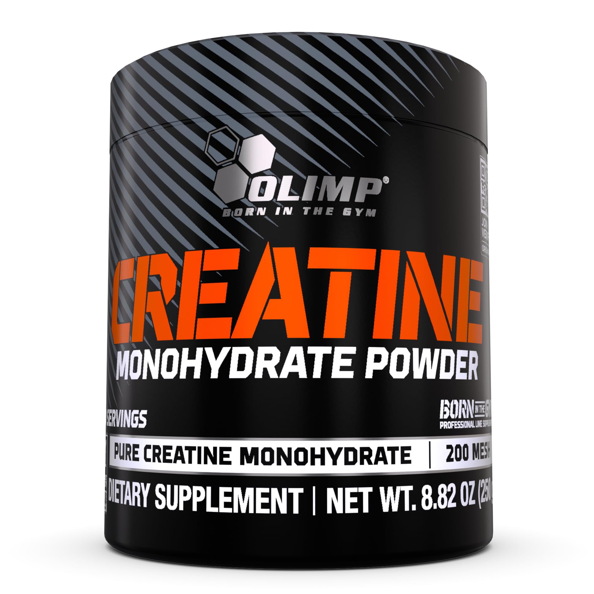 OLIMP Creatine Monohydrate Powder bottle – front view