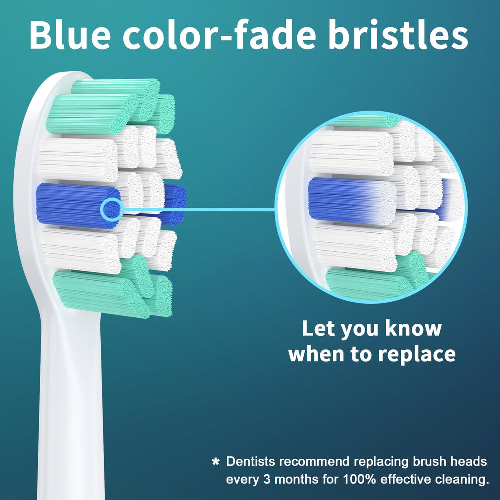 Clear cap protecting bristles of replacement head