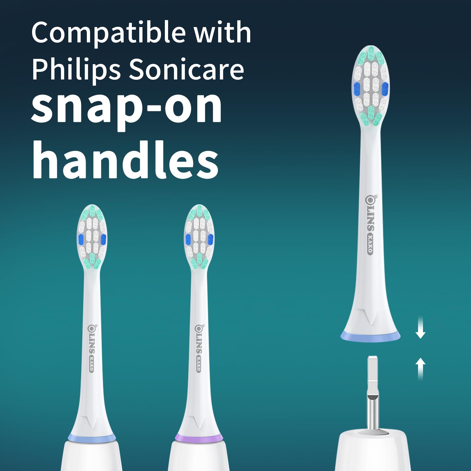W-curved bristle design for efficient plaque removal