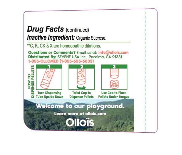 Organic certification seal on Ollois packaging