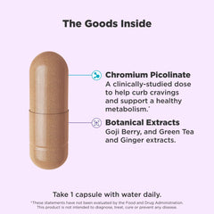 Chromium Picolinate ingredient in OLLY Combat Cravings