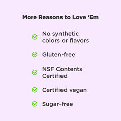 Green Tea, Ginger, and Goji Berry blend in OLLY Combat Cravings