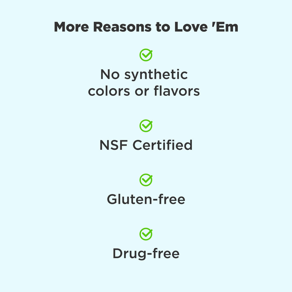 Ingredients for OLLY Goodbye Stress Gummy