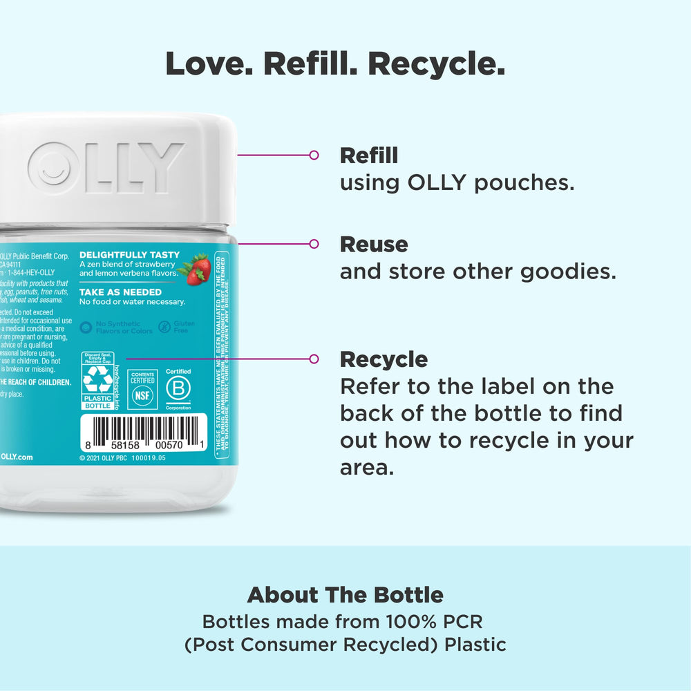 Lemon Balm in OLLY Goodbye Stress Gummy