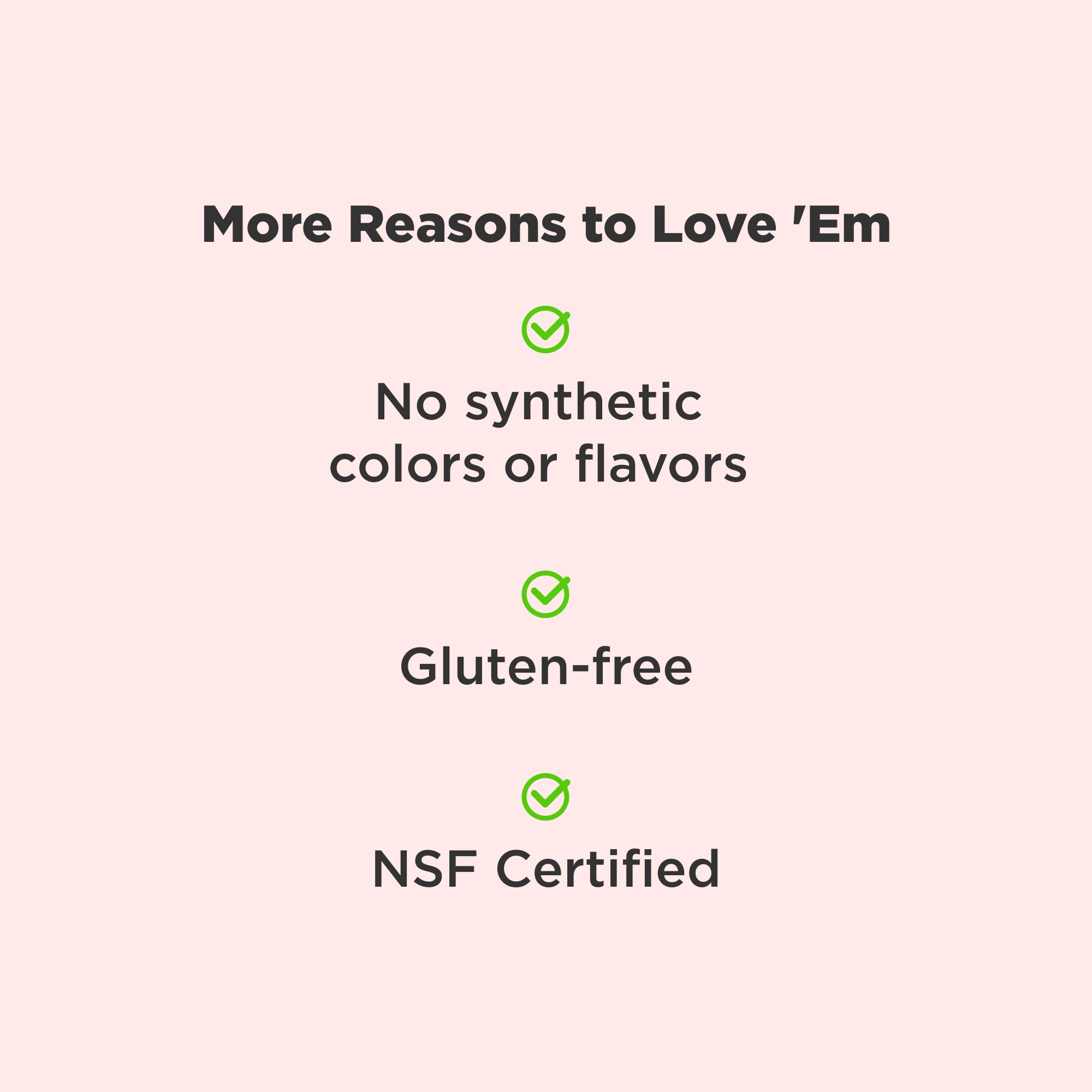 OLLY Multivitamin Gummy ingredients highlight B vitamins and zinc.