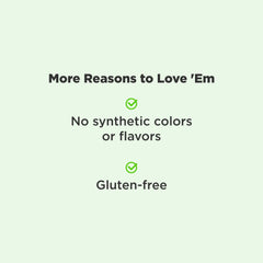 Close-up of Tropical Mango flavored probiotic gummies