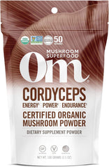 OM MUSHROOMS Cordyceps Organic Mushroom Powder – 3.5 oz hero image