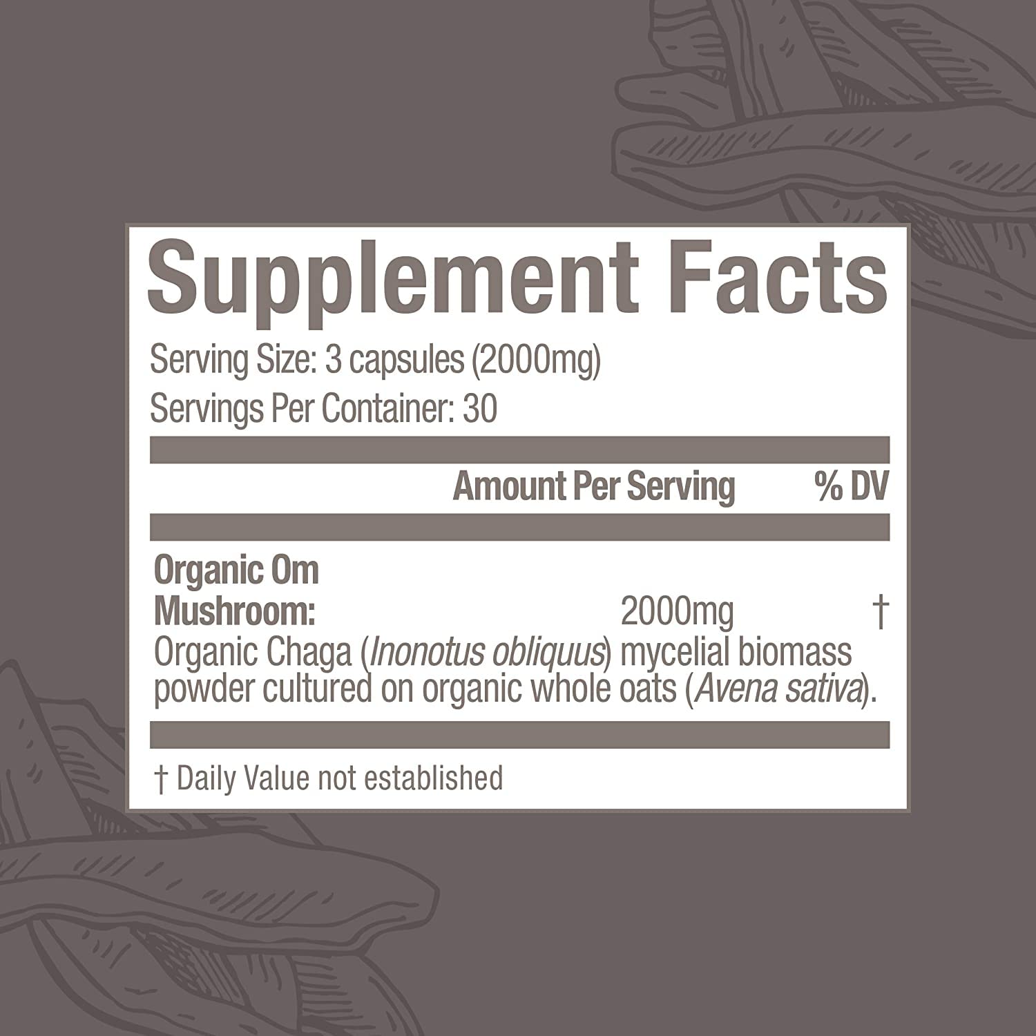USDA Organic and Non-GMO badges on Om Mushrooms packaging