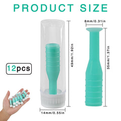 Soft contact lens applicator tip and ergonomic grip for beginners