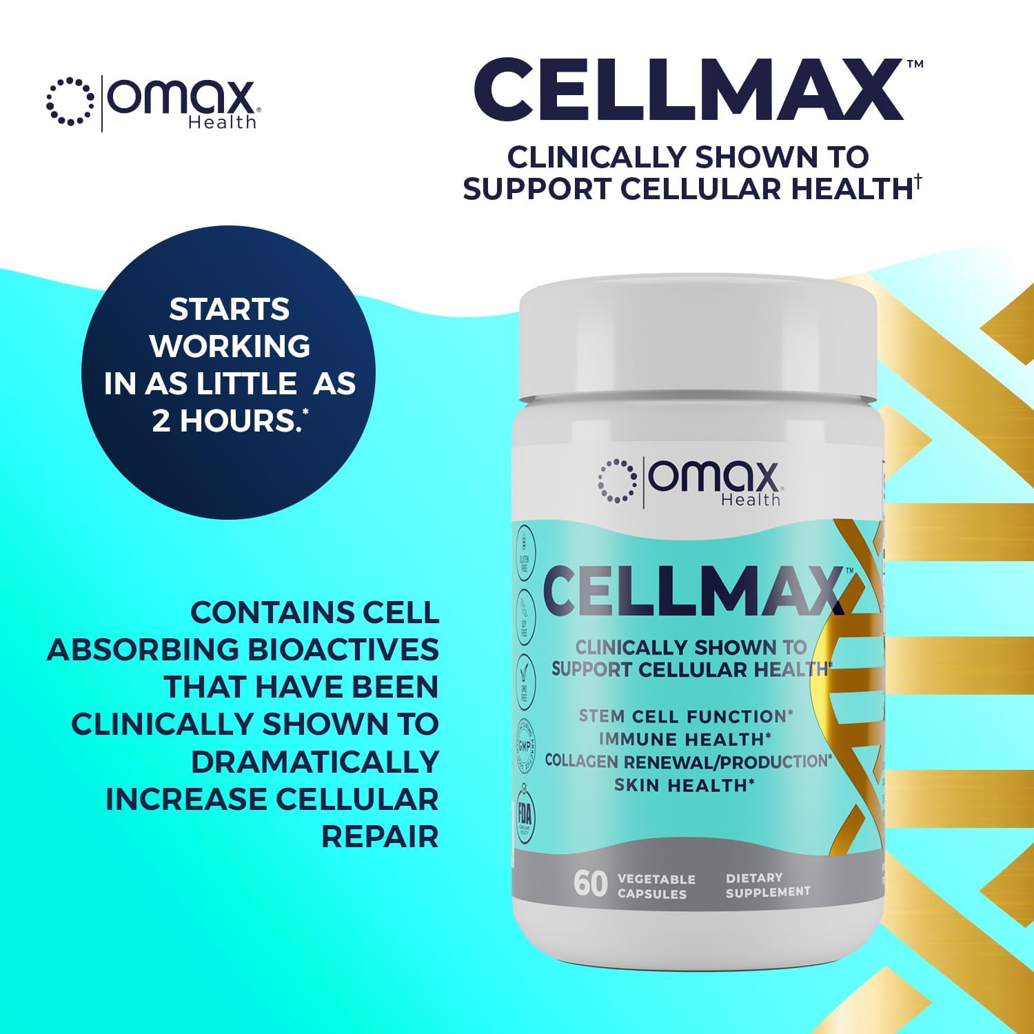 North Atlantic seaweed ingredient label for Cellmax