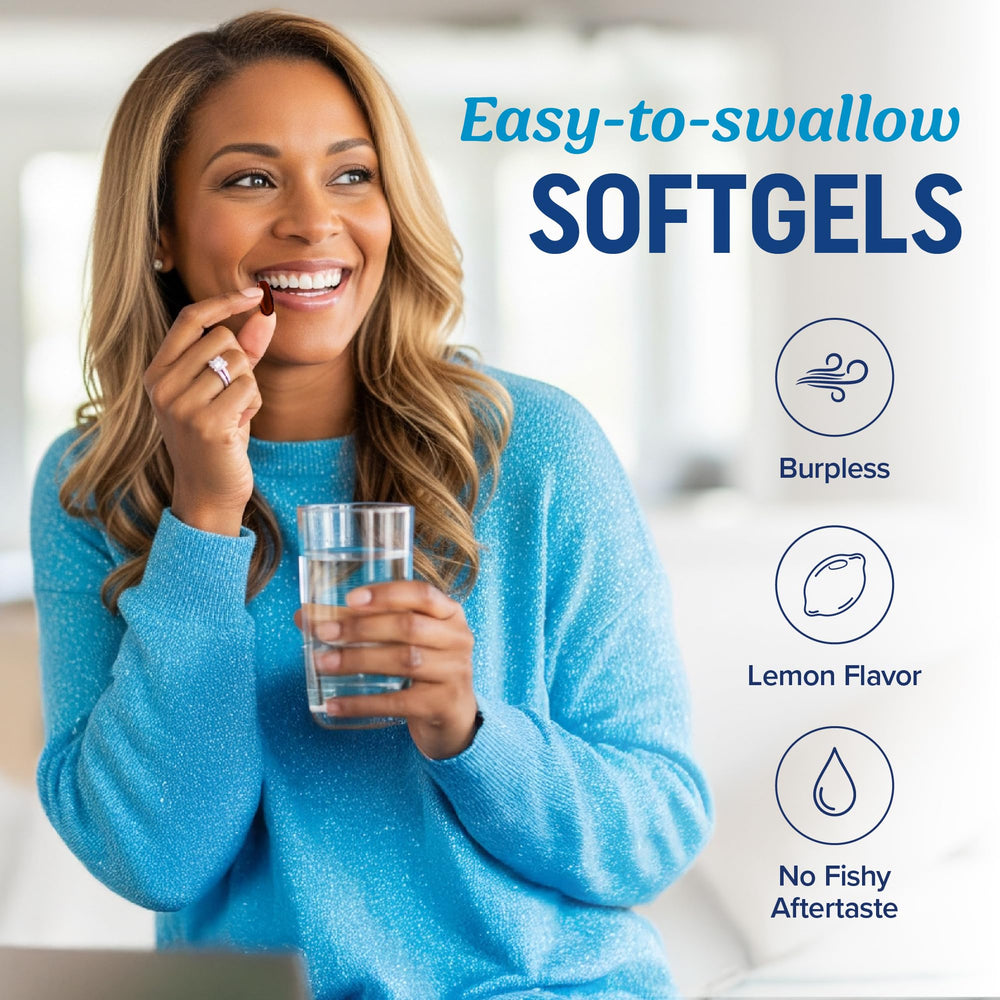Sustainably sourced omega-3 ingredients label