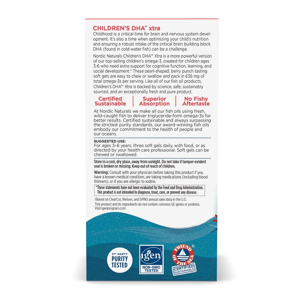 Illustration showing omega-3 DHA supporting kids' brain development