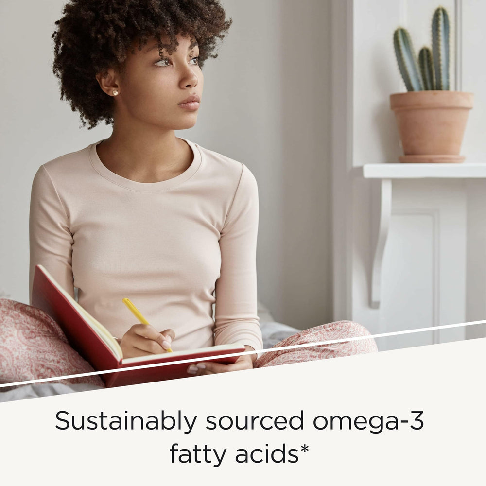 Graphic showing EPA, DHA and other omega-3 amounts per serving