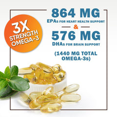 Burpless lemon-flavored omega-3 softgels