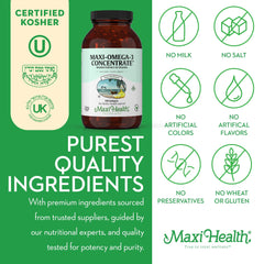 Made in USA GMP-certified facility omega-3 fish oil bottle