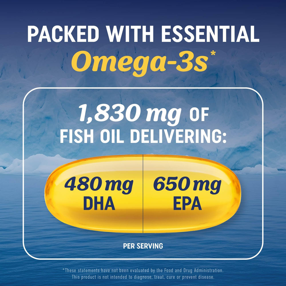 EPA and DHA amounts per serving