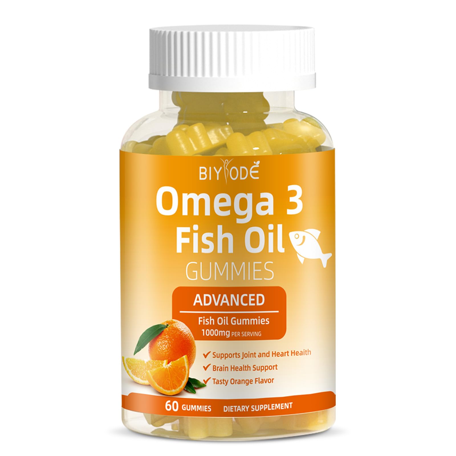 Omega-3 Fish Oil Gummies bottle front view