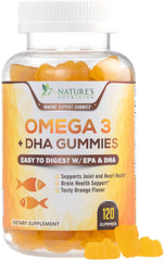 Orange-flavored Omega 3 Fish Oil Gummies bottle