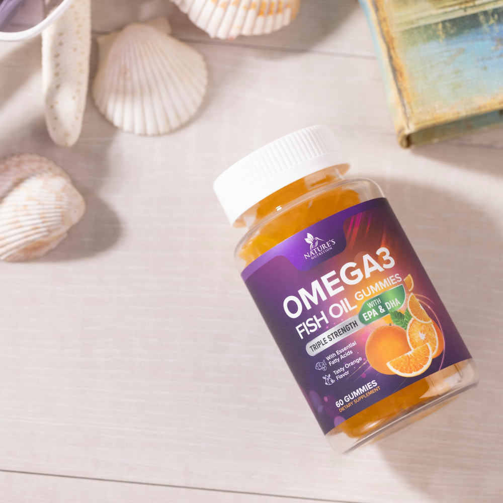 Sustainably sourced omega-3 fish oil gummies