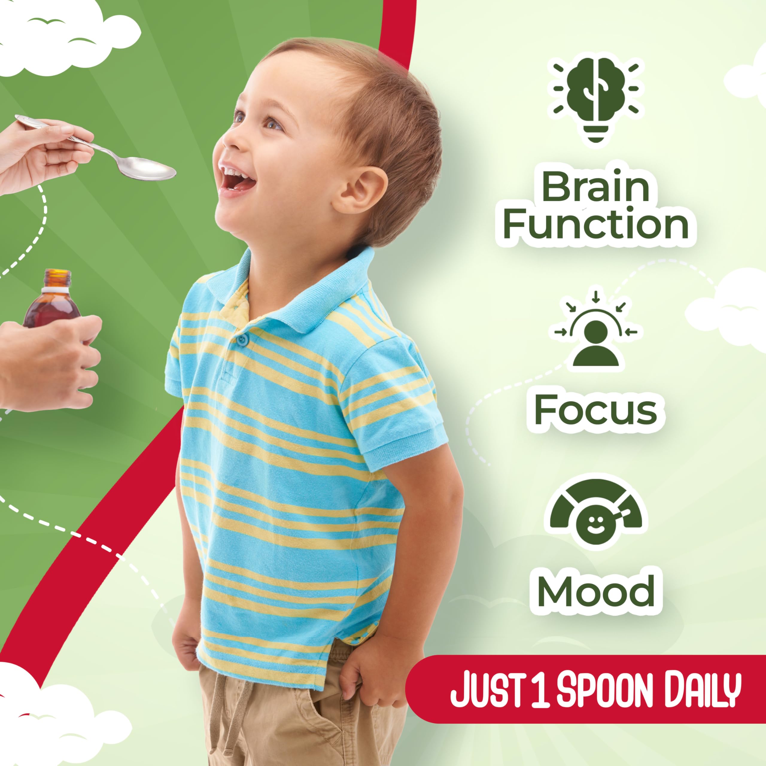 Easy daily dosing for kids omega-3 liquid