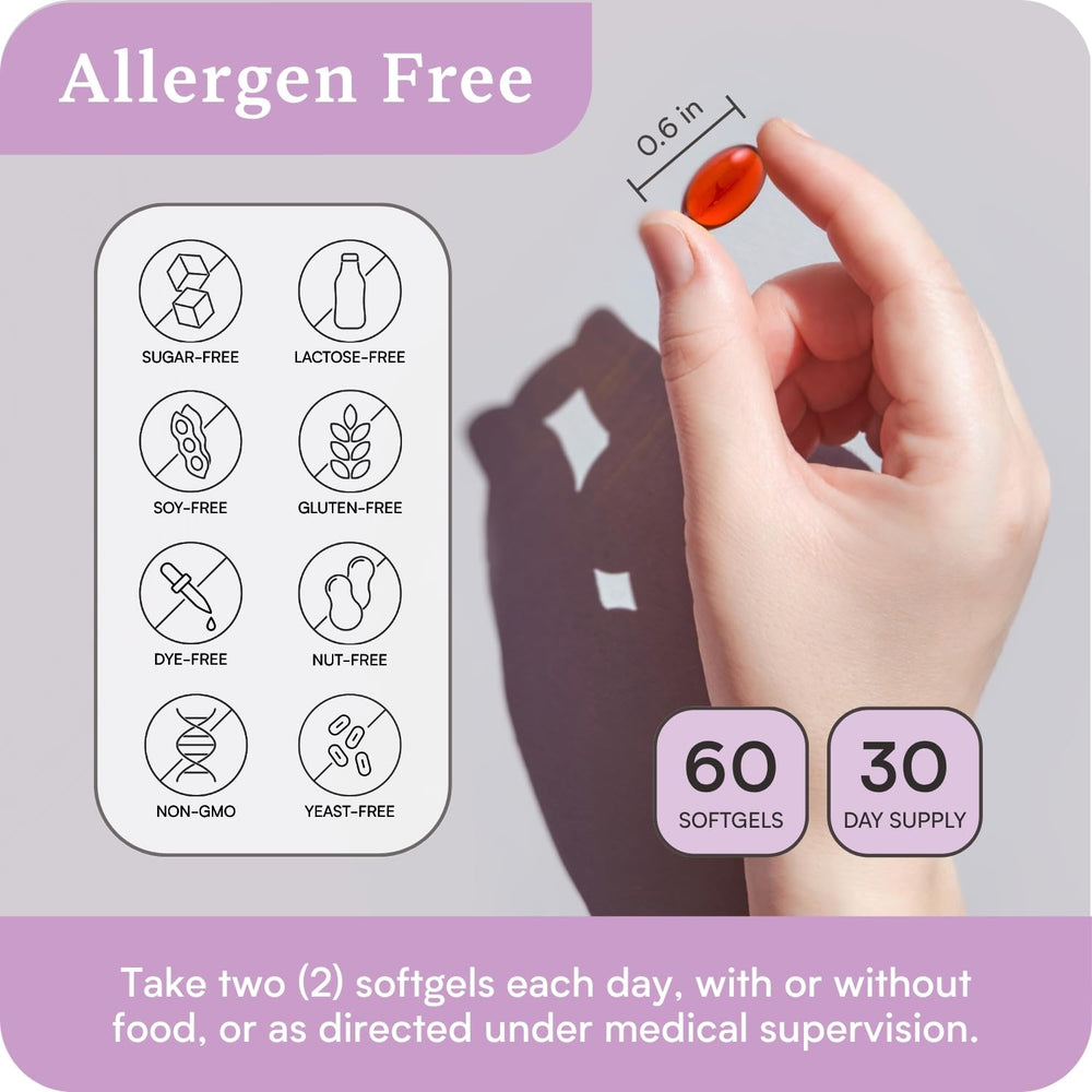 LYSOVETA LPC-EPA DHA capsules close-up with label