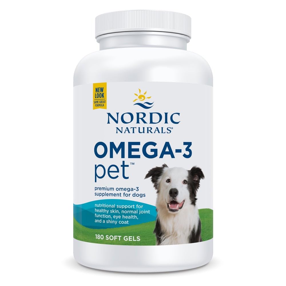 Nordic Naturals Omega-3 Pet unflavored soft gels bottle front view
