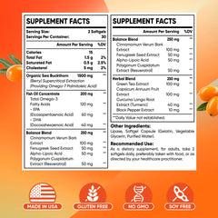 Combination of Sea Buckthorn oil and Omega-3 EPA/DHA fish oil