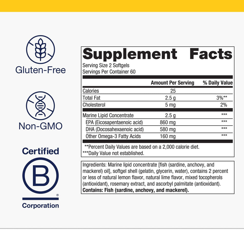 Packaging of Metagenics OmegaGenics Fish Oil EPA-DHA 720 mg