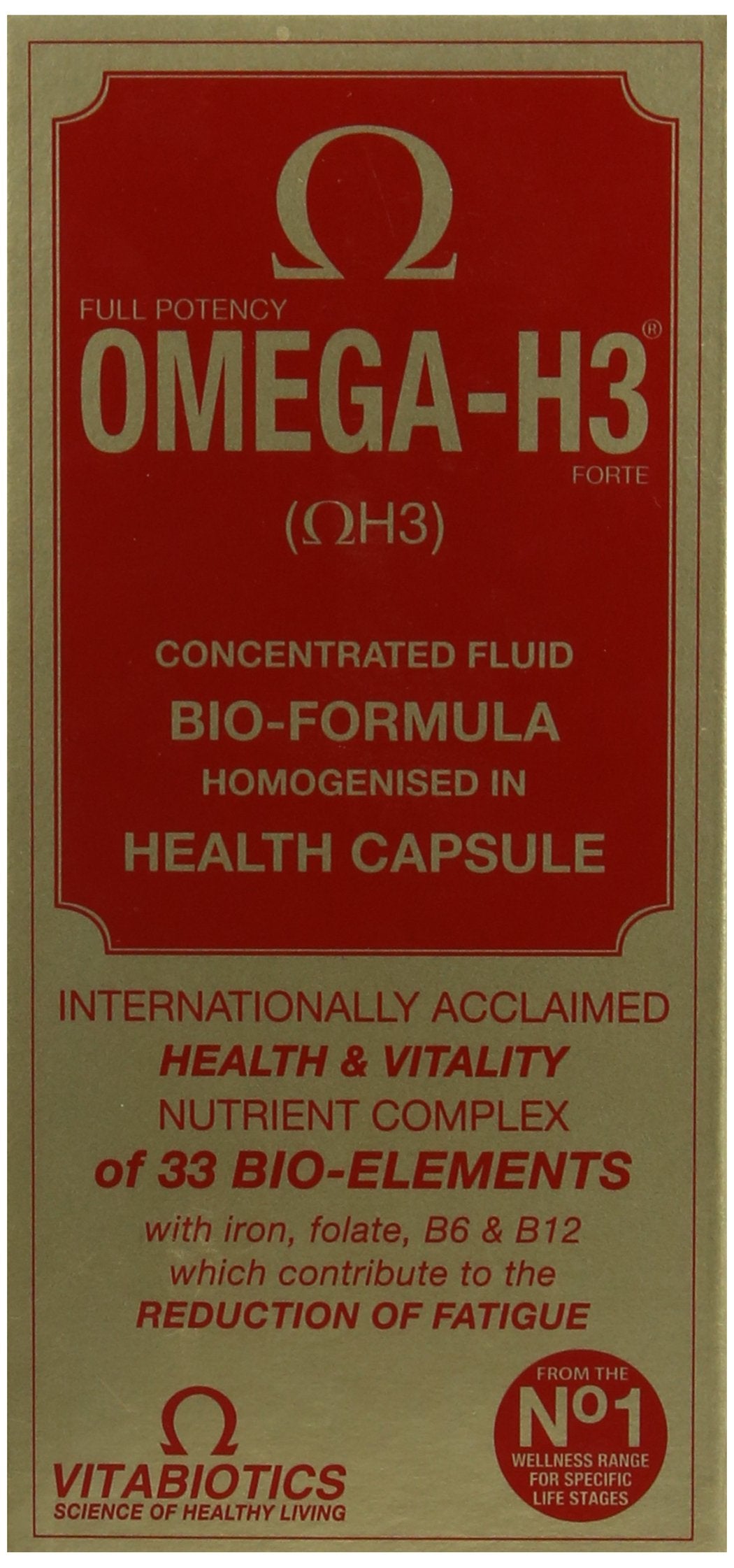 Omega-H3 Multivitamin Mineral bottle front view
