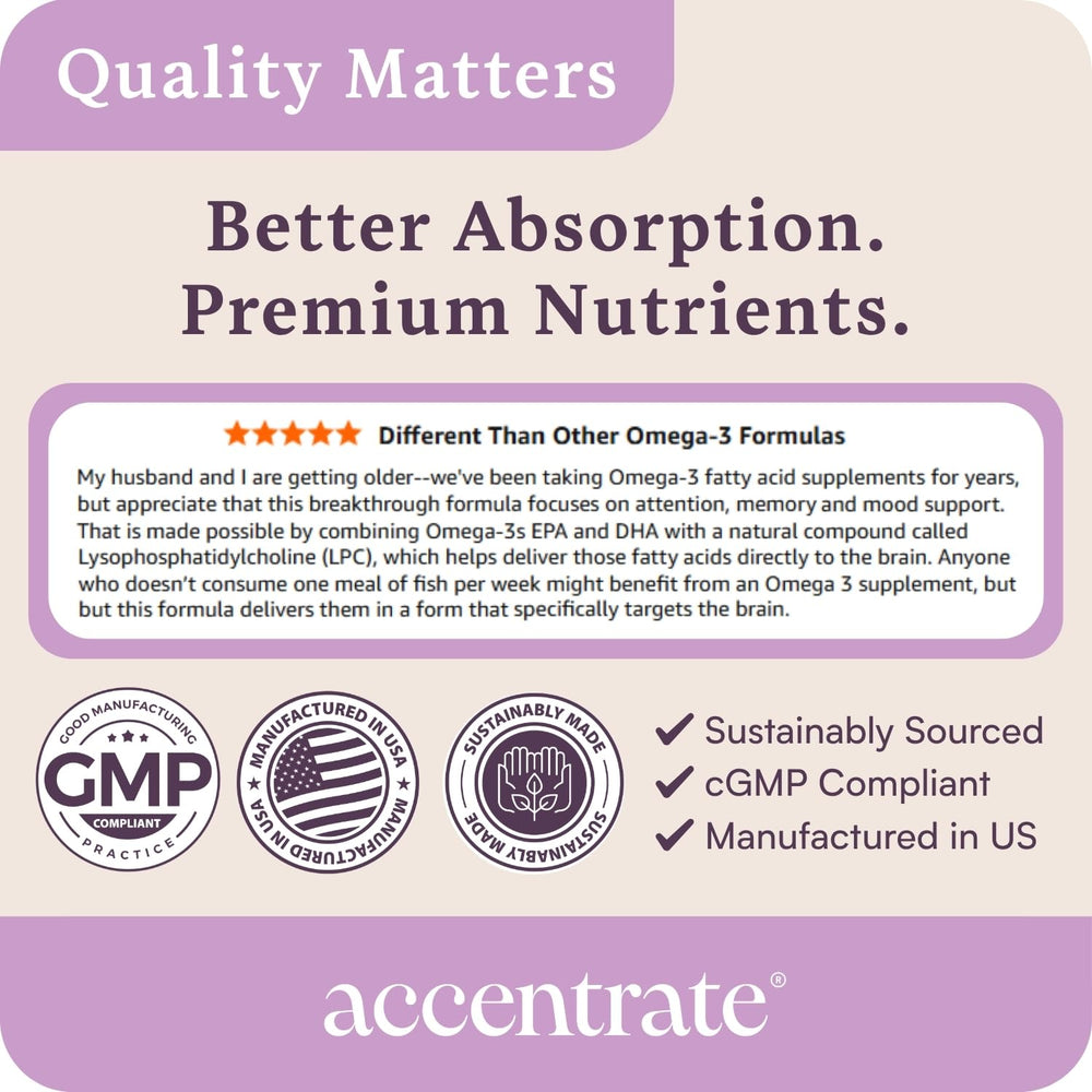 EPA and DHA premium omega-3 lipids detail