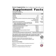 Dr Sinatra Omega Q Plus 100 Resveratrol bottle label