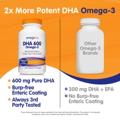 Prenatal DHA 600 mg for pregnancy support