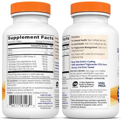 Triple strength 1135 mg Omega-3 capsule