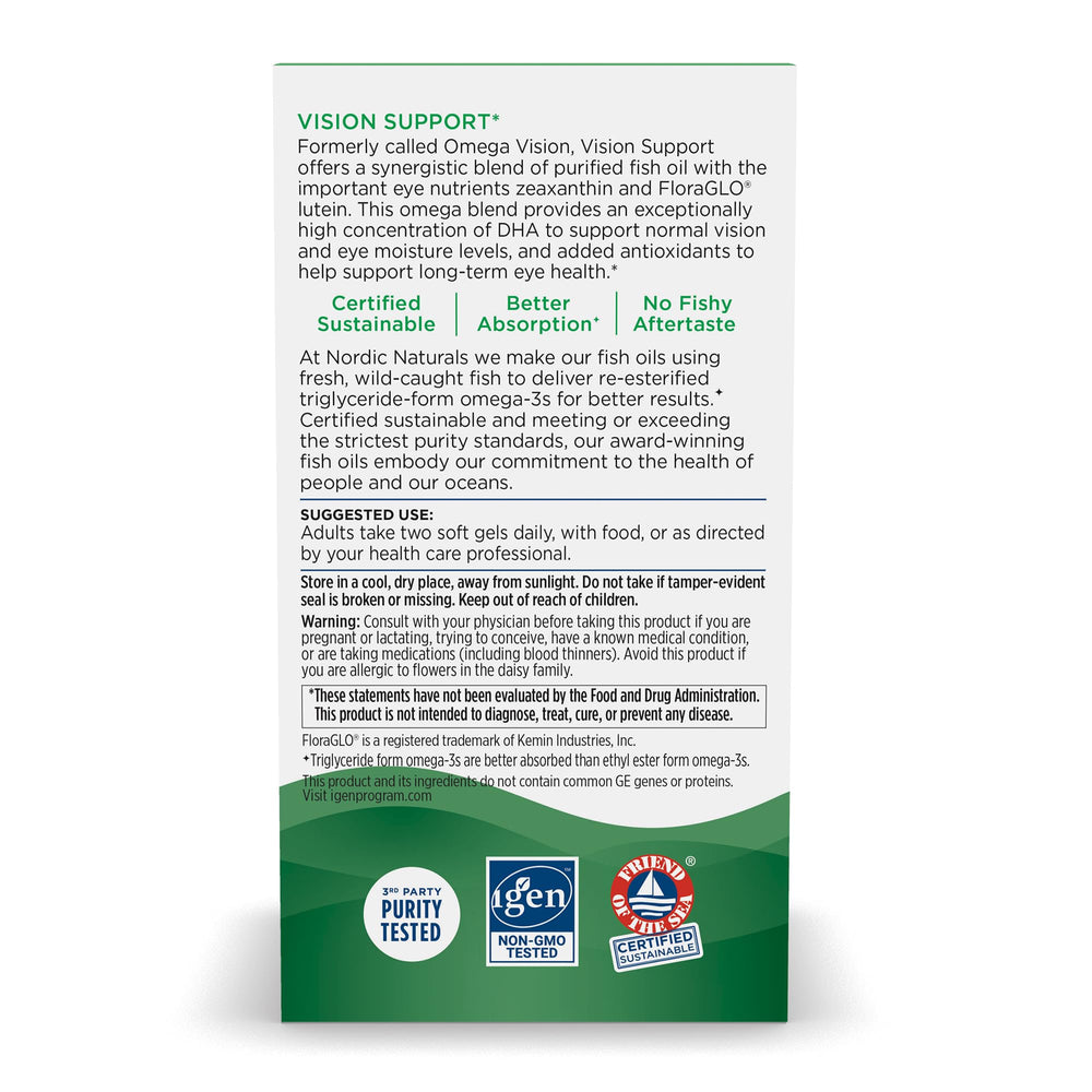 Omega Vision Lemon soft gel capsules