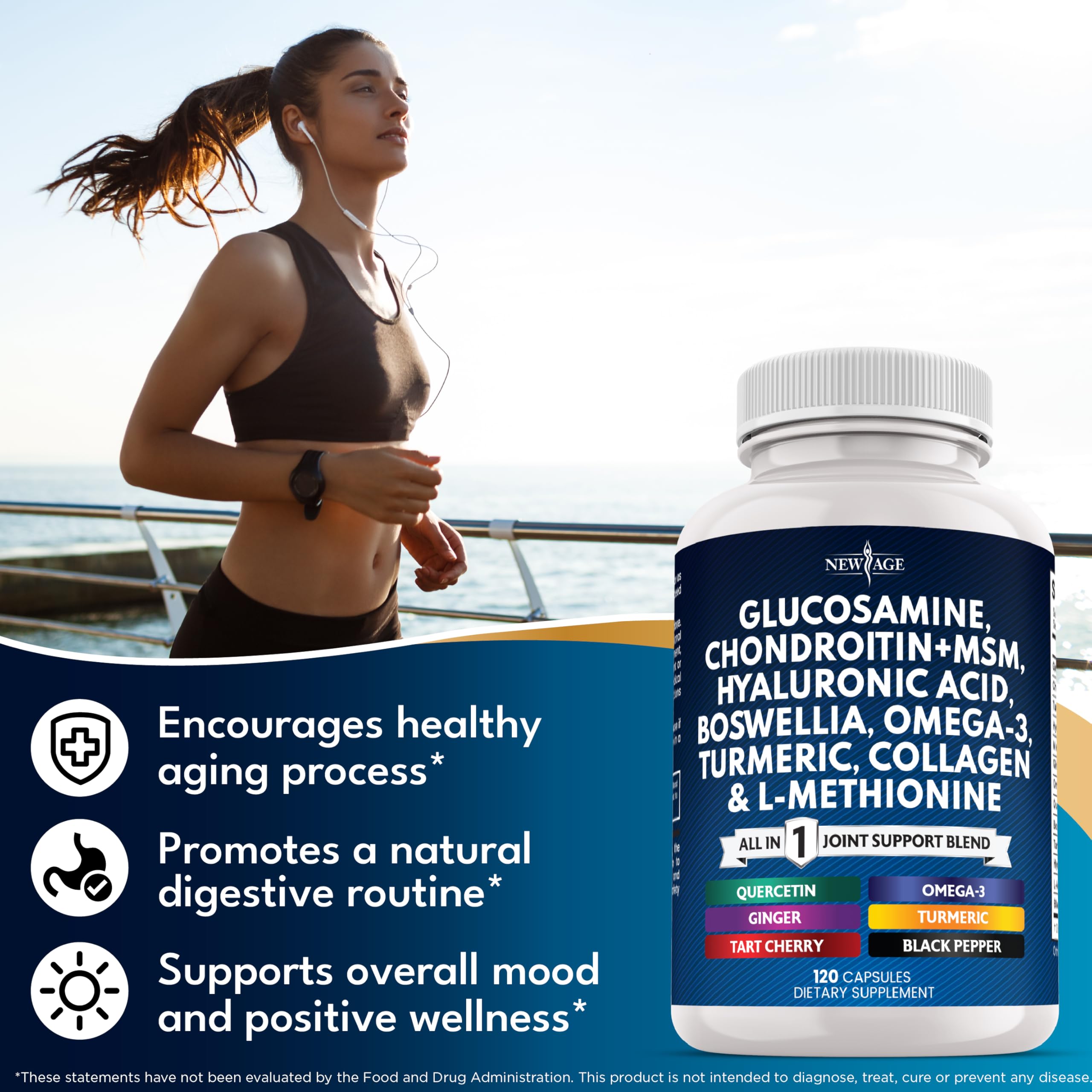 Omega-3 with vitamins D3, C, E, zinc and calcium for whole-body wellness
