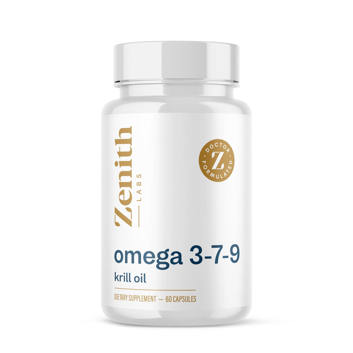 Zenith Labs Omega 379 with Krill Oil bottle