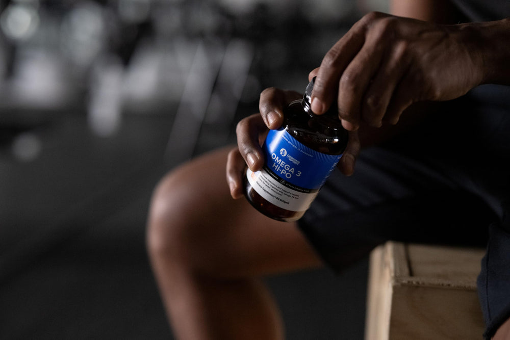 Triglyceride form omega-3 illustration