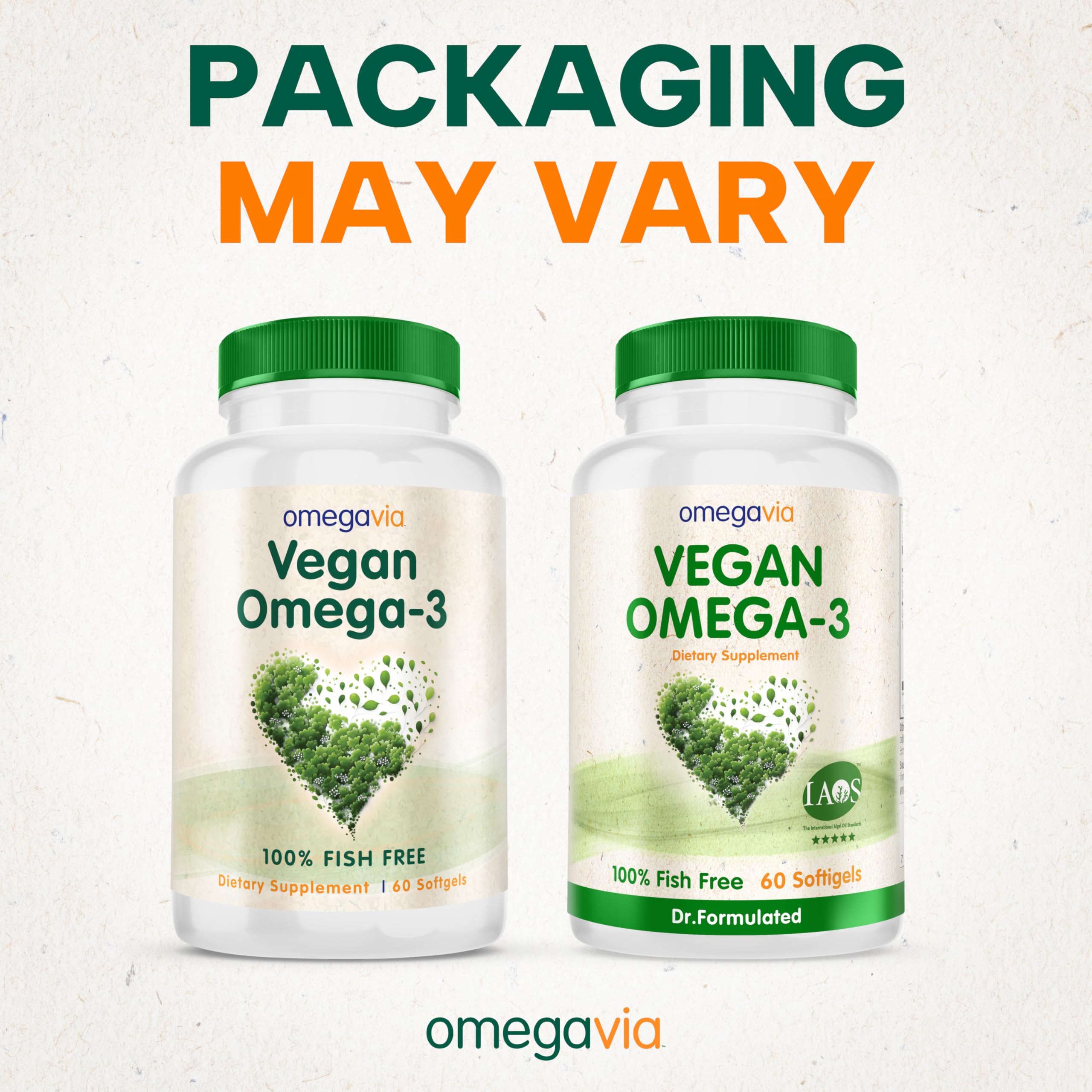 Ingredients and certifications on packaging