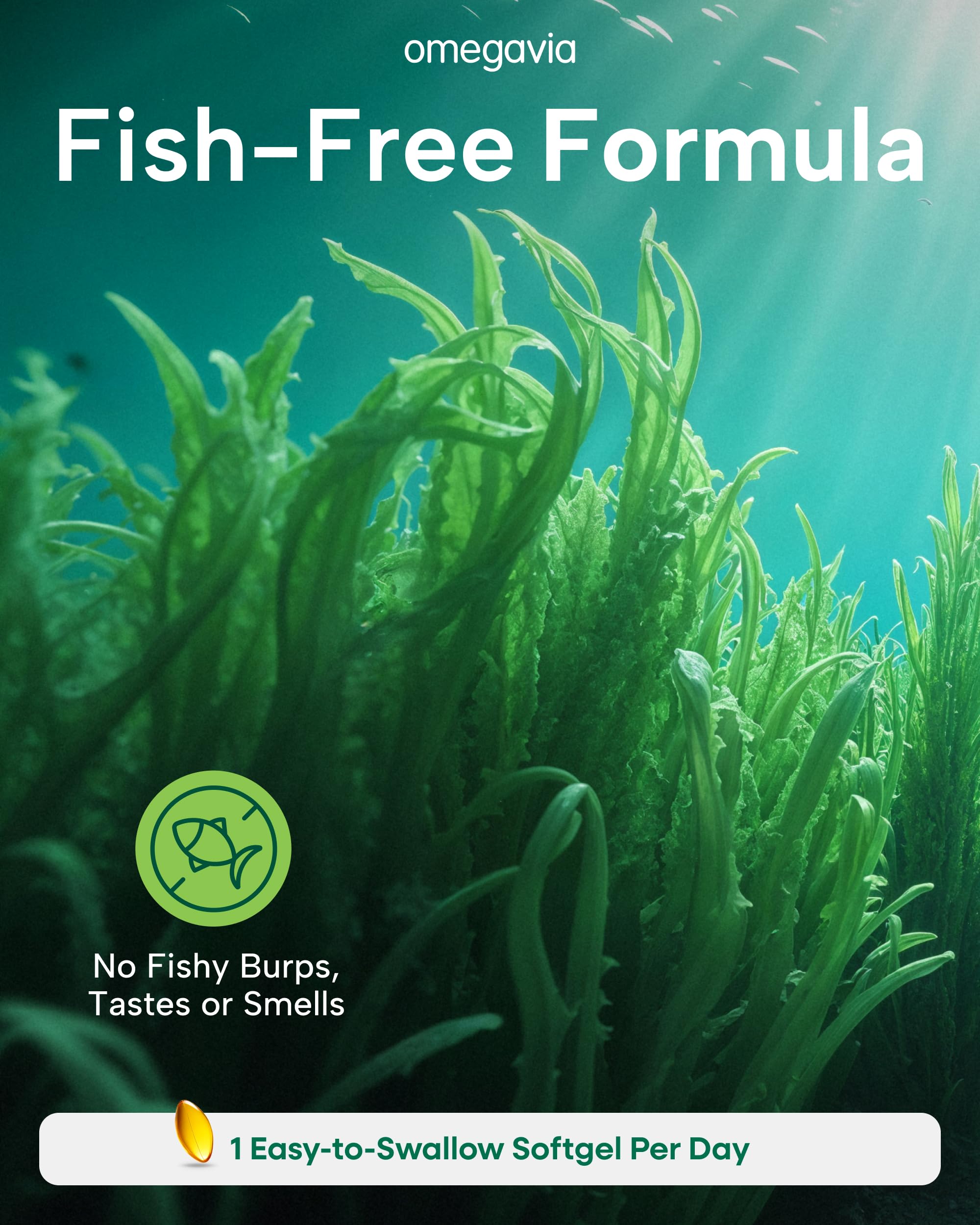 Plant-based, fish-free Omega-3 supplement
