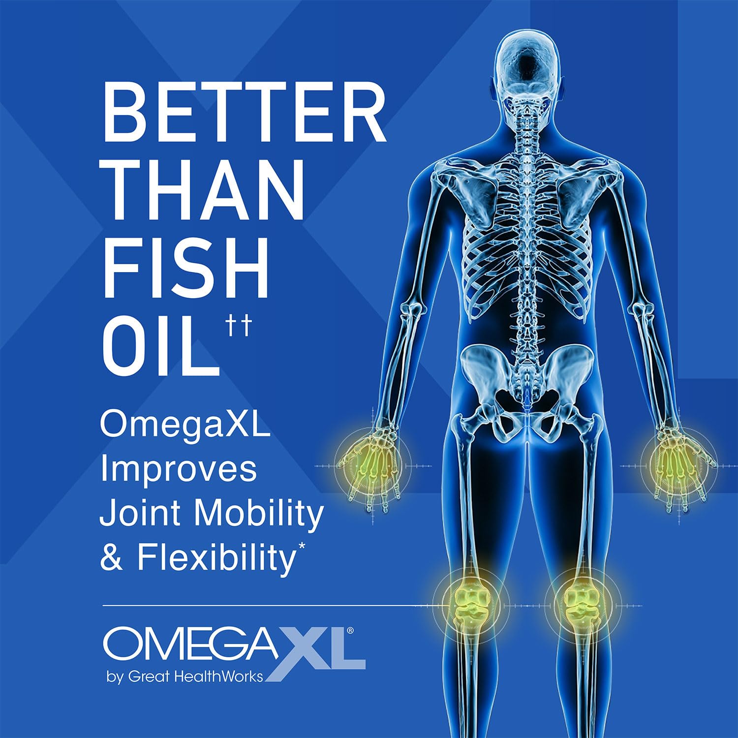 OmegaXL formula featuring free fatty acid form for better absorption