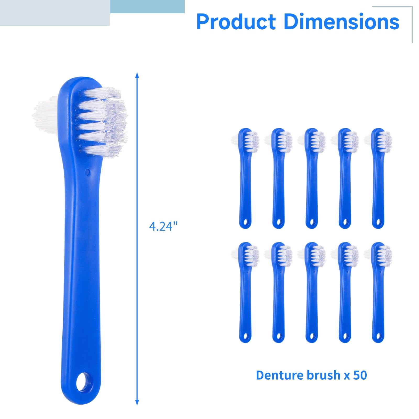 Close-up of dual-sided bristles for precise cleaning