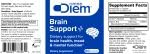 Product packaging and branding of Omne Diem Brain Support