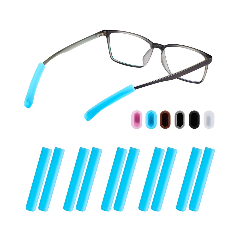 Omnful Glasses Ear Cushions - Black - 5 Pairs
