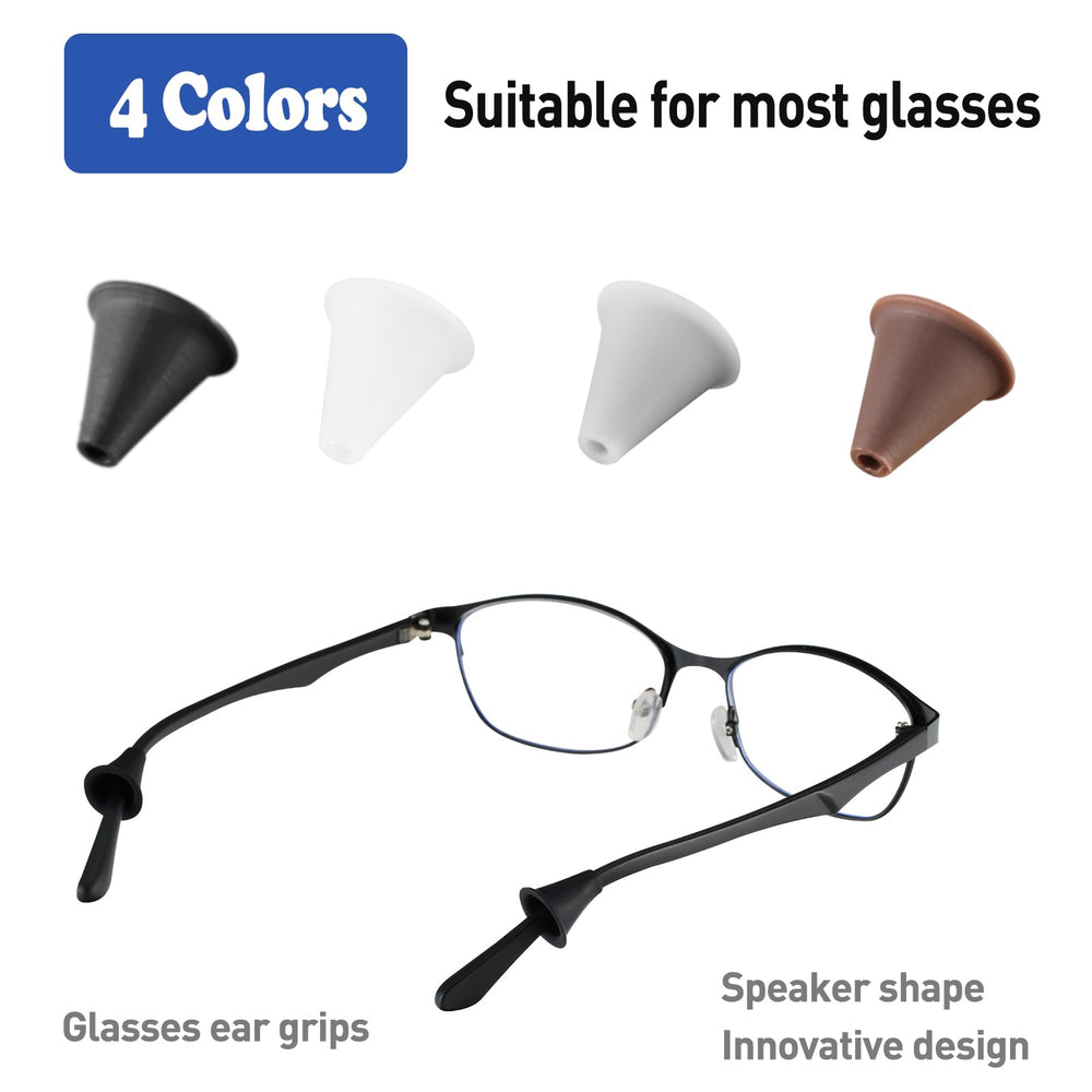 Close-up of soft silicone ear cushion grip detail for comfortable behind-the-ear wear.
